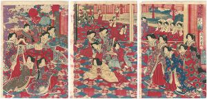 周延「東風俗千代寿」