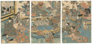 国芳「太政入道浄海の図（仮題）」