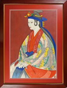 Waiting to Go on Stage (Takeko Sato, Ryukyu Dancer)