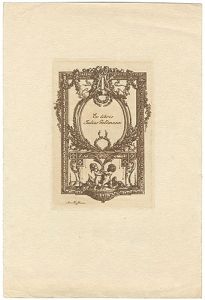 ジーン・カウフマン「蔵書票」