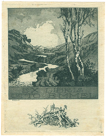 Adolf Kunst “Ex Libris”