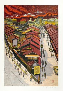 Sekino Junichiro / Evening at Kyoto