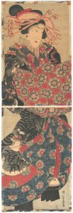 芳虎「花魁図（仮題）」