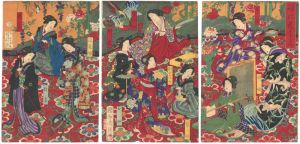 周延「開化花くらべ」
