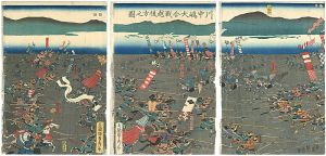 川中嶋大合戦越後方之図