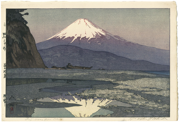 Yoshida Hiroshi “10 Views of Fuji / Okitsu”