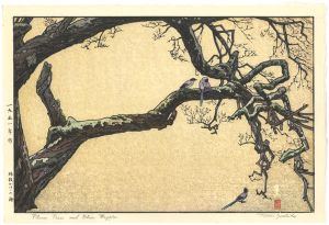 吉田遠志「珠数かけの梅」