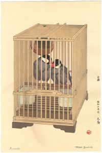 吉田遠志「文鳥」
