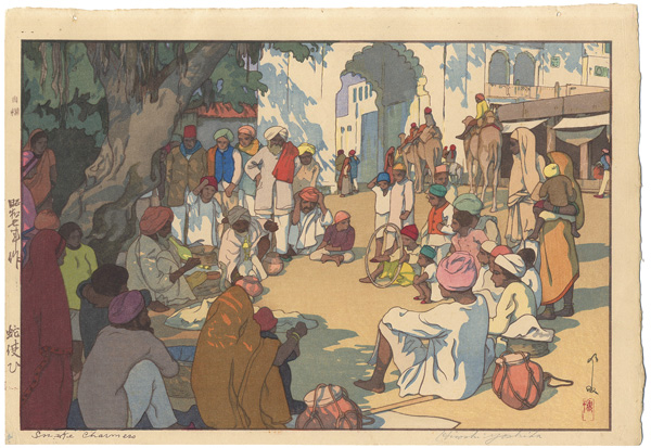 Yoshida Hiroshi “Snake Charmers”