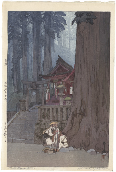 Yoshida Hiroshi “A Misty Day in Nikko”