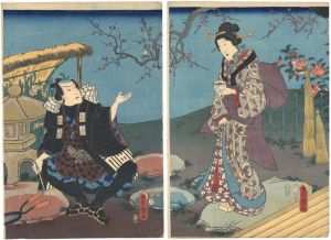 Toyokuni III / 四季花くらべの内　冬 [四季花くらべの内　冬]