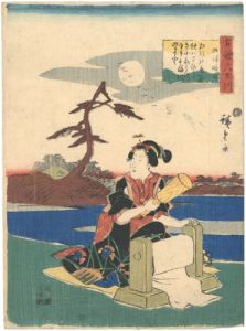 広重初代「古歌六玉川」