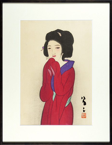 竹久夢二「赤襦袢」