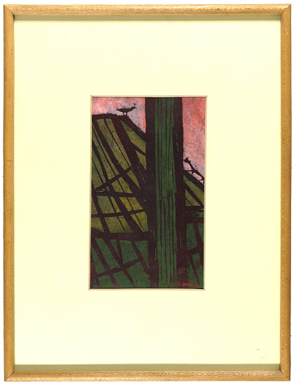 小野忠重「屋根」