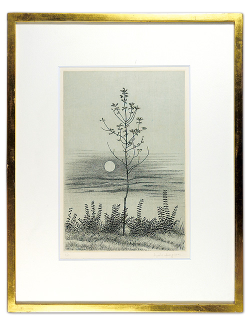 Hasegawa Kiyoshi “Tree and Moon”
