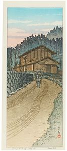 子の山の夕暮（埼玉県）