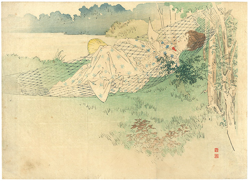 梶田半古「木版口絵」