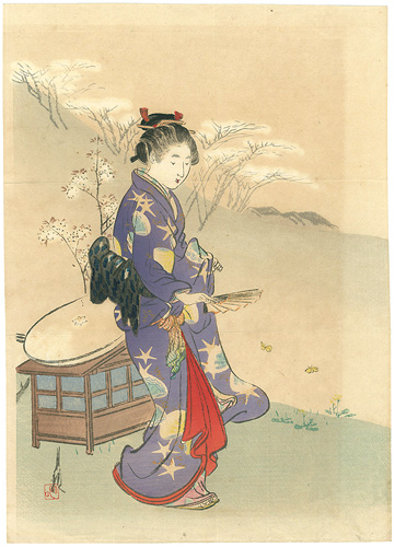 尾形月耕「木版口絵」