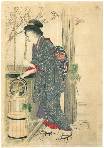 武内桂舟「木版口絵」