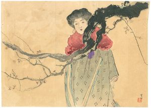 梶田半古「木版口絵」