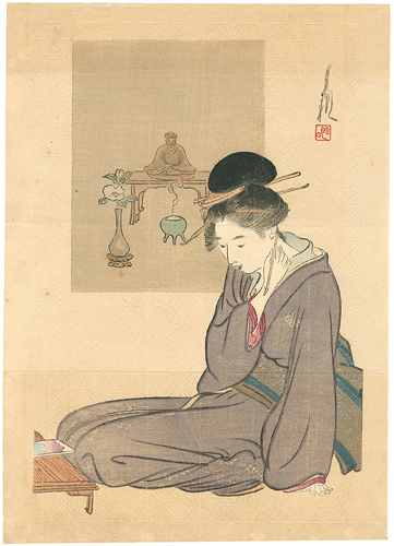 尾形月耕「木版口絵」