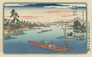 Famous Views of the Eastern Capital / A View of Late Spring at Masaki 【Reproduction】