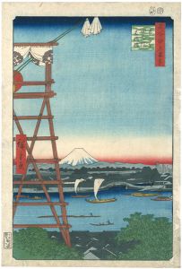 広重初代「名所江戸百景　両国回向院元柳橋」