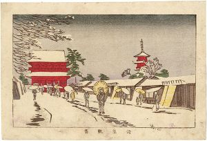 東京真画名所図解　浅草観音