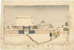 東京真画名所図解　浅草東門跡