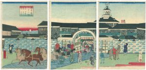 広重三代「東京築地ホテル館」