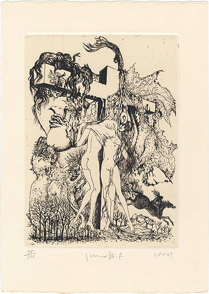 古沢岩美「『詩画集　聖なる淫者の秋』より」
