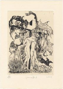 古沢岩美「『詩画集　聖なる淫者の秋』より」