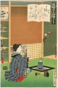 国周「現時五十四情　第三十二号　梅枝」