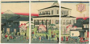 東京名所　三井ハウスノ図　する賀町