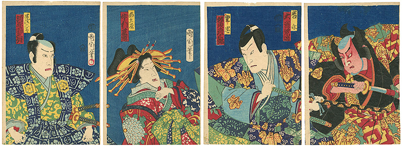 国周「芝居絵」