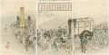 京都大宮御所ヨリ後月輪新御陵へ御送柩之図