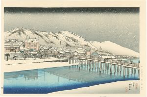 橋口五葉「京都三条大橋【復刻版】 」