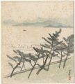 自筆画色紙  