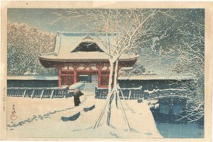 芝公園の雪
