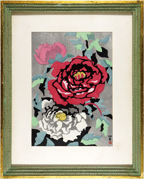 川西英「薔薇」