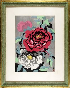 川西英「薔薇」