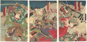 周延「川中島の合戦（仮題）」