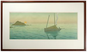 Henri Riviere / La Feerie des heures / Le Soleil couchant