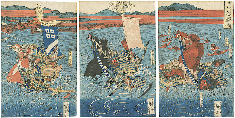 Kuniyoshi “Battle at the Uji River”