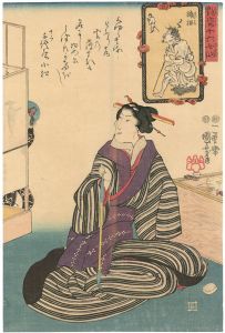 国芳「艶姿十六女仙　鐡拐」