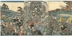 芳虎「合法ヶ辻仇討ノ図」