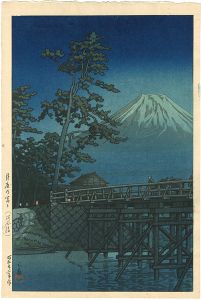 月夜乃富士（河合橋）