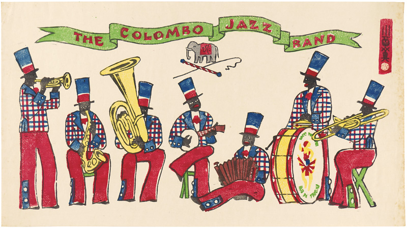 川西英「楽隊（THE COLOMBO JAZZ BAND）」