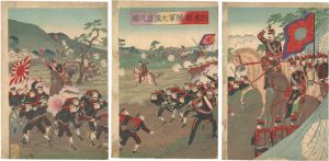 延一「栃木県陸軍大演習之図」