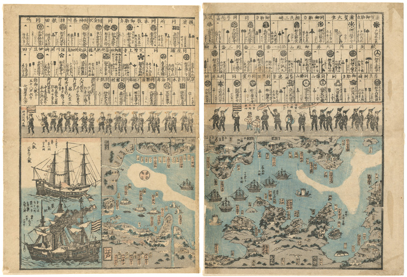 作者不詳「海陸御固図」